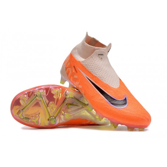 Kopačky Nike Phantom GX Elite FG Oranžovýý Bílý