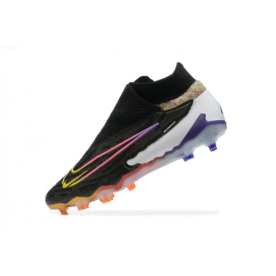 Kopačky Nike Phantom GX Elite FG Oranžovýý Žlutý Černá Bílý Nachový High-top