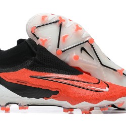 Kopačky Nike Phantom GX Elite FG Bílý Oranžovýý Černá High-top