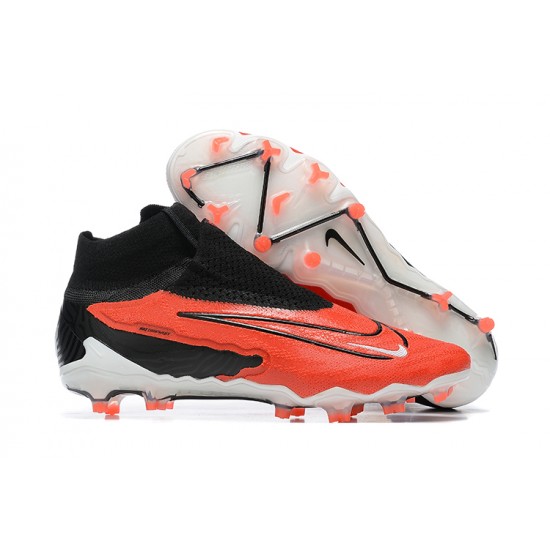 Kopačky Nike Phantom GX Elite FG Bílý Oranžovýý Černá High-top