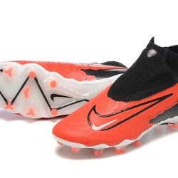 Kopačky Nike Phantom GX Elite FG Bílý Oranžovýý Černá High-top