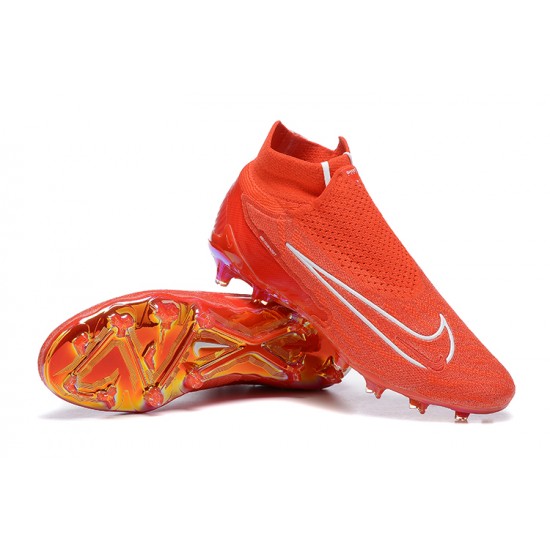 Kopačky Nike Phantom Gx Elite Fg Červené High-top