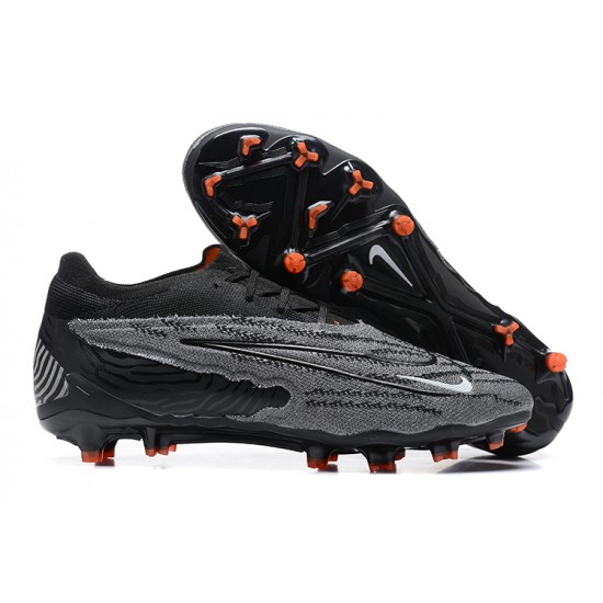 Kopačky Nike Phantom GX Elite FG Šedá Černá Oranžovýý Low-top