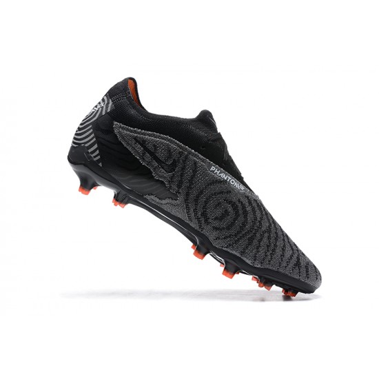 Kopačky Nike Phantom GX Elite FG Šedá Černá Oranžovýý Low-top