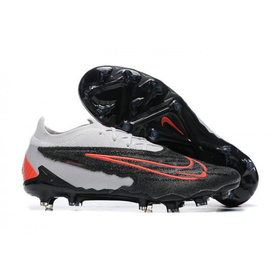 Kopačky Nike Phantom GX Elite FG Šedá Oranžovýý Černá Low-top