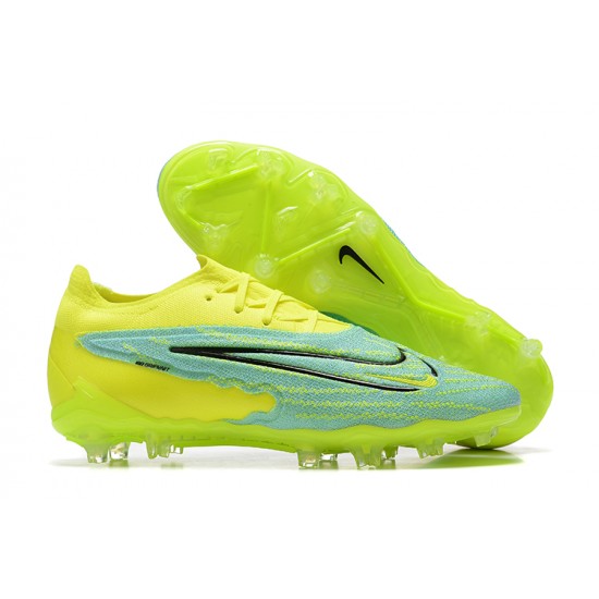 Kopačky Nike Phantom GX Elite FG LightŽlutý Zelená Černá Low-top