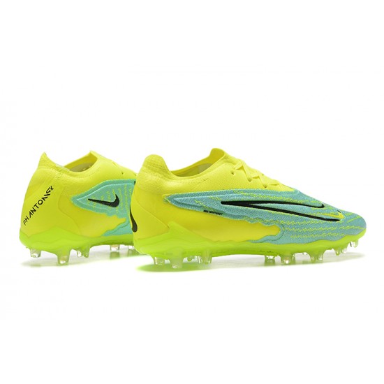 Kopačky Nike Phantom GX Elite FG LightŽlutý Zelená Černá Low-top