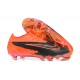 Kopačky Nike Phantom GX Elite FG Oranžovýý Černá Low-top