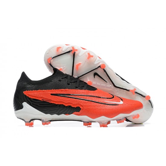 Kopačky Nike Phantom GX Elite FG Bílý Oranžovýý Černá Low-top