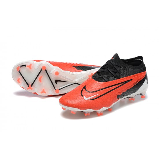 Kopačky Nike Phantom GX Elite FG Bílý Oranžovýý Černá Low-top