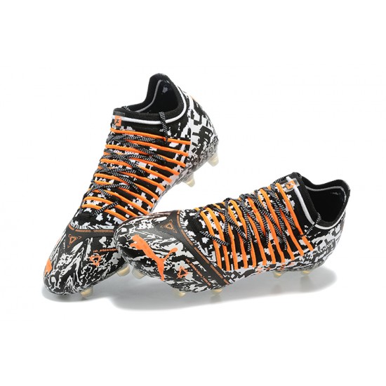 Kopačky Puma Future Z 1 3 FG Instinct Oranžovýý Bílý Černá Low-top