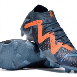 Kopačky Puma Future Ultimate FG Low-Top Dark Modrý Oranžovýý For