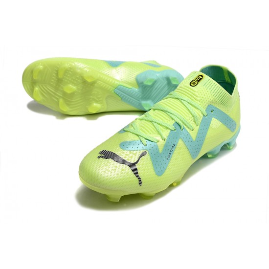 Kopačky Puma Future Ultimate FG Low-Top Zelená Turqoise For