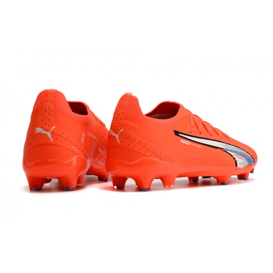 Kopačky Puma Future Ultimate FG Low-Top Červené Šedá