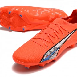 Kopačky Puma Future Ultimate FG Low-Top Červené Šedá