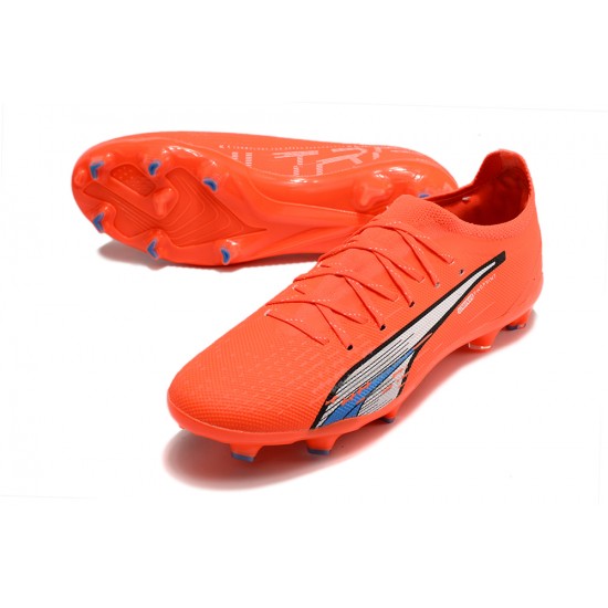 Kopačky Puma Future Ultimate FG Low-Top Červené Šedá