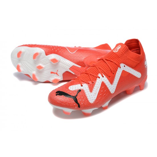 Kopačky Puma Future Ultimate FG Low-Top Červené Bílý