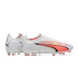 Kopačky Puma Future Ultimate FG Low-Top Bílý Růžový