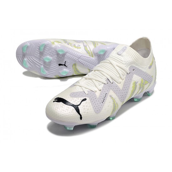 Kopačky Puma Future Ultimate FG Low-Top Bílý Turqoise For