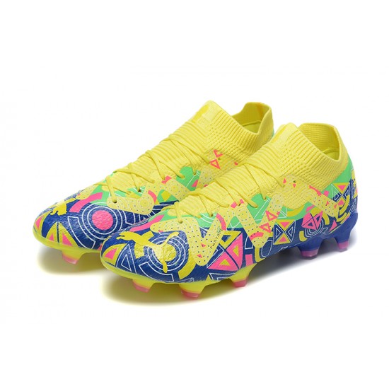 Kopačky Puma Future Ultimate FG Low-Top Žlutý Modrý