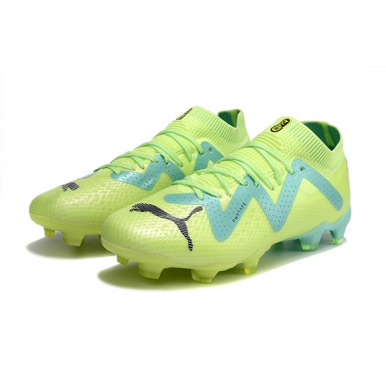 Kopačky Puma Future Ultimate MG Low-Top Zelená Turqoise For