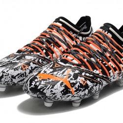 Kopačky Puma Future Z 1.3 FG Low-Top Bílý Černá And Oranžovýý