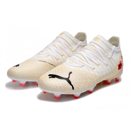 Kopačky Puma Future Z 1.3 Instinct FG Low-Top Béžový Růžový Bílý For