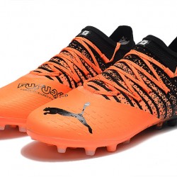 Kopačky Puma Future Z 1.3 Instinct MG Low-Top Černá Oranžovýý 