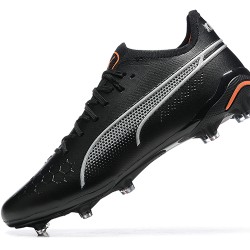 Kopačky Puma King Ultimate Icon MG Černá Oranžovýý Bílý Low-top