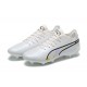 Kopačky Puma King Ultimate Icon MG Low-Top Bílý Černá Růžový