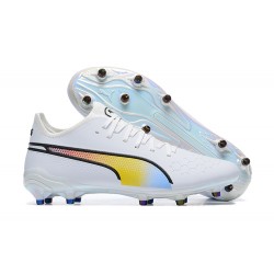 Kopačky Puma King Ultimate Icon MG Low-Top Bílý Multi