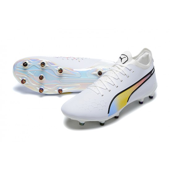 Kopačky Puma King Ultimate Icon MG Low-Top Bílý Multi