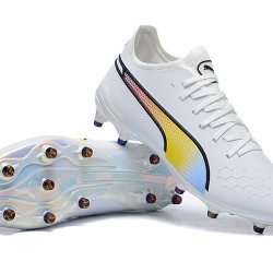 Kopačky Puma King Ultimate Icon MG Low-Top Bílý Multi