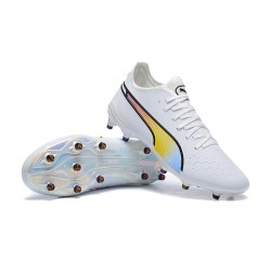 Kopačky Puma King Ultimate Icon MG Low-Top Bílý Multi