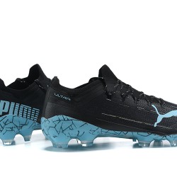 Kopačky Puma Ultra 1 2 FG Černá Modrý Bílý Low-top