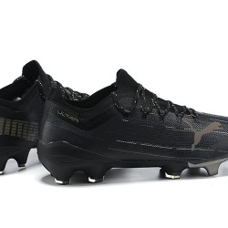 Kopačky Puma Ultra 1 2 FG Černá Zlato Low-top