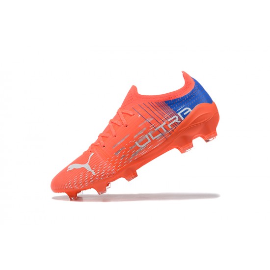 Kopačky Puma Ultra 1 2 FG Oranžovýý Modrý Šedá Low-top