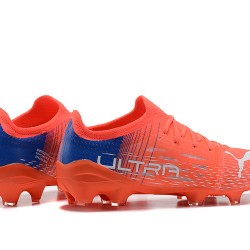 Kopačky Puma Ultra 1 2 FG Oranžovýý Modrý Šedá Low-top