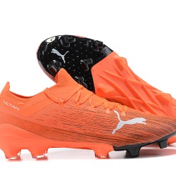 Kopačky Puma Ultra 1 2 FG Oranžovýý LightOranžovýý Bílý Low-top