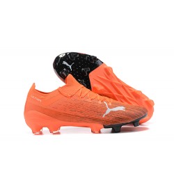 Kopačky Puma Ultra 1 2 FG Oranžovýý LightOranžovýý Bílý Low-top