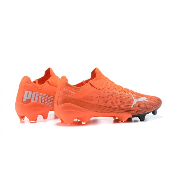 Kopačky Puma Ultra 1 2 FG Oranžovýý LightOranžovýý Bílý Low-top