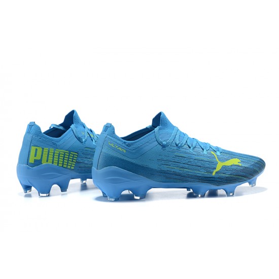 Kopačky Puma Ultra 1 2 FG Žlutý Modrý LightModrý Low-top