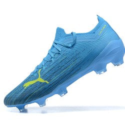 Kopačky Puma Ultra 1 2 FG Žlutý Modrý LightModrý Low-top