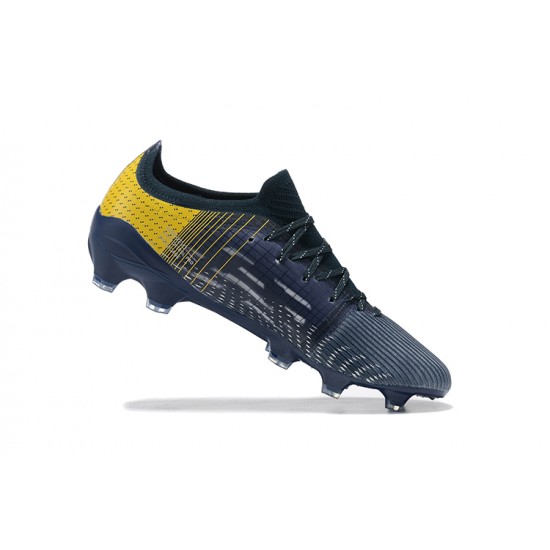 Kopačky Puma Ultra 1 3 FG Černá Bílý Žlutý Low-top