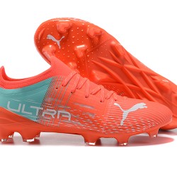 Kopačky Puma Ultra 1 3 FG Oranžovýý Zelená Šedá Low-top