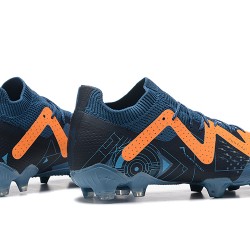 Kopačky Puma Ultra Ultimate FG Modrý Oranžovýý Černá Low-top