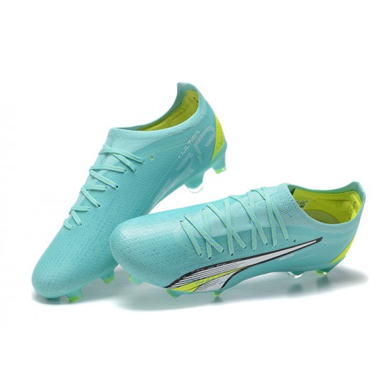 Kopačky Puma Ultra Ultimate FG LightZelená Žlutý Černá Low-top