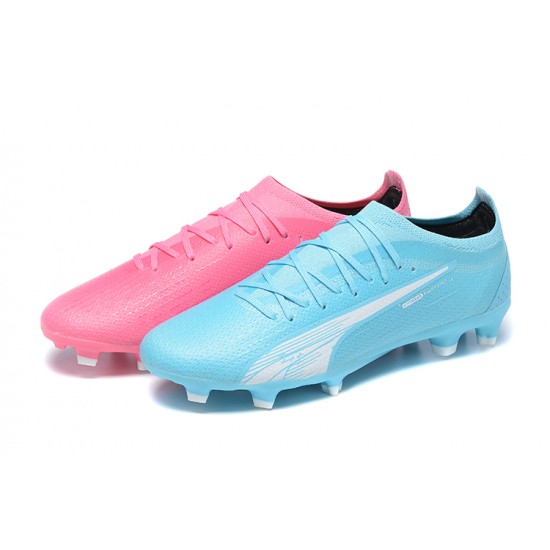 Kopačky Puma Ultra Ultimate FG Low-Top Modrý Růžový