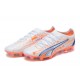 Kopačky Puma Ultra Ultimate FG Low-Top Modrý Bílý Oranžovýý