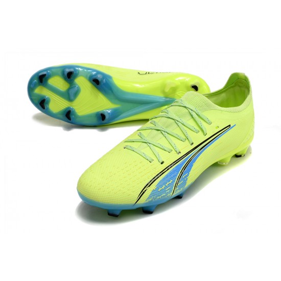 Kopačky Puma Ultra Ultimate FG Low-Top Zelená Turqoise